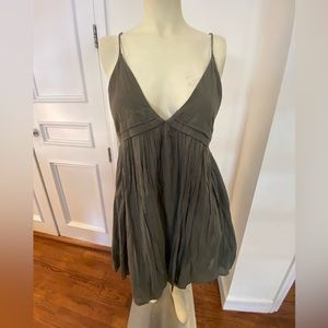 Olive Green Mini Dress